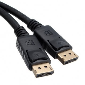 MultiKabel 2m Displayport (DP) auf Displayport (DP) Kabel , 1080p , 24k vergoldete Kontakte - für Grafikkarten / PC und Apple uvm