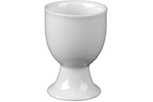 Holst Porzellan EB 002 Lot de 6 coquetiers en Forme de Calice, Blanc, 4,5 x 4,5 x 6,5 cm