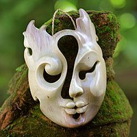 Preisvergleich Produktbild NOVICA The Collaboration Holzmaske