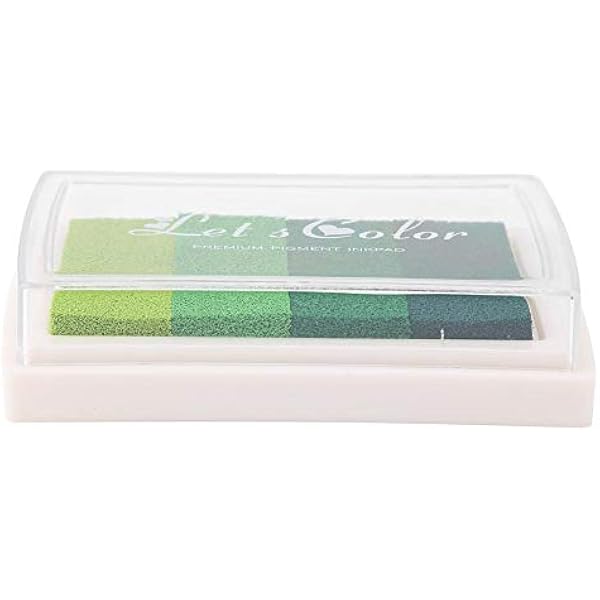 Set Di 12 Tamponi Per Inchiostro Colorati - Per Fai Da Te, Scrapbooking, Decorazioni, Con Spugna Ispessita, Facile Da Pulire