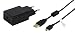 Produktbild TÜV geprüfte 1.5A Ladegerät. 1.8 m kabel, kompatibel mit AEG Fono DS300. Schwarze netzLadegerät - netzteil mit ladekabel - datenkabel. Reise Ladegerät - ladeadapter mit GS Prüfzeichen. USB kabel - aufladekabel mit 1 jahr garantie auf diesem adapter.