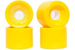 BEXTREME Ruedas Longboard 78A Color Amarillo Grandes Medidas 70x51mm Polivalentes para Cruising, Freestyle, Dancing, Downhill. Duras Skateboard Monopatin Patineta Skate Surfskate Cruiser Todoterreno Shark