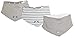 Twins Unisex Baby Dreiecktuch, 3er-Pack Neckerchief, Multicoloured (Sleet 163916), One Size (Herstellergröße: 1)