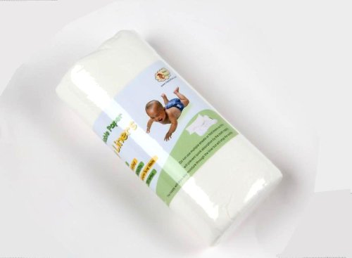 1 Roll of 100 Sheets BAMBOO Disposable Flushable Baby Cloth Nappy Liners