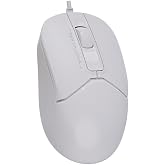A4 Tech FM12 Fstyler USB Optik 1200DPI Mouse, 4 Y&ouml;nl&uuml;, Beyaz