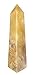 Excel Large Egyptian 4 Sided Golden Quartz Stone Reiki Healing Obelisk Statue Grounded Tower RS.3962.00