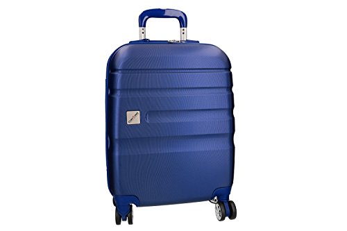 Preisvergleich Produktbild CLACSON Starrer Trolley blau Minihandgepäck handgepäck 4 Räder VS337