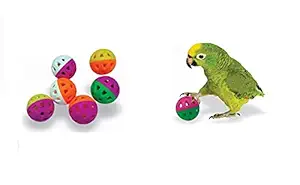 Bird Ball Toys with Rattler Pack of 4