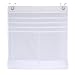 Produktbild BAILEY JO 1er-Pack Raffrollo Ösenrollo Kessy Biese Transparent Voile Rollos Vorhang (BxH 80x140cm, weiß)