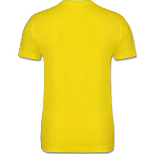 Handball - Handballherz Schweden - Herren Premium T-Shirt Lemon Gelb