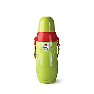 Cello Puro Kids Plastic Kids Water Bottle, 400ml, Green, Cello Puro Kids Plastic Kids Water Bottle, 400ml, Set of 1, Green