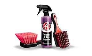 Adams Polishes A Chemical Formula That Combines Our Wheel Cleaner & Tire & Rubber Into an All in One Formula - Works On Alloy Chrome Aluminum Clear-Coated Painted Rims Wheel & Tire Cleaner (Combo)