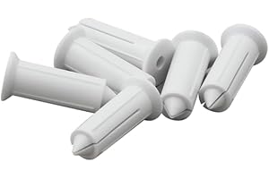 TEW Nailing Plugs, Size 5.5mm, Comes With (Box of 200),Used With Satelitle Cable, Electrical Cable & Christmas Lights, Cable Clip Easily Installed With 5.5mm Drill Bit & Hammer