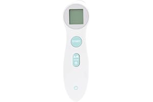 BEBE CONFORT Termómetro Bebeconfort No Touch, termómetro electrónico frontal con pantalla LED, tecnología de infrarrojos para la detección de la temperatura frontal, fácil y rápido de usar, color blanco
