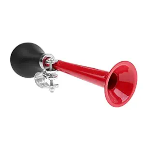 Kids Children Use Simple Funny Retro Metal Bike Air Horn Bike Alarm Bell Hooter Rubber Bulb Squeeze Red