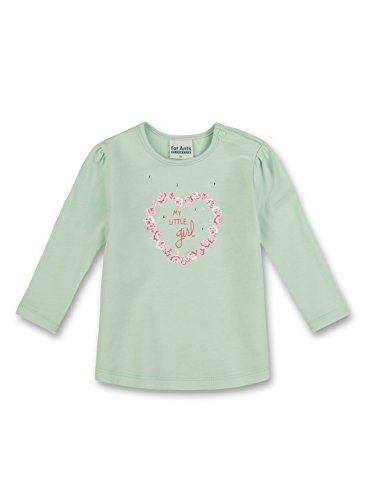 Sanetta Baby Girls 113419 Sweatshirt, Green (jade 4803), 0-3 Months (Manufacturer size: 062)