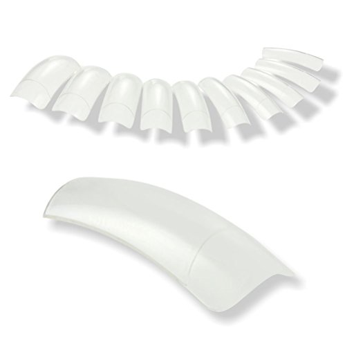 NAILFUN100 Transparent Square Nail Tips