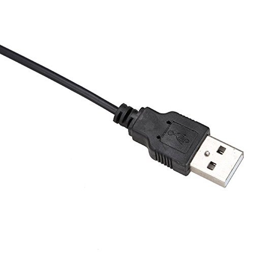 KeeKa Schwarz USB 2.0 externes Laptop Notebook Kühler 2 Lüfter Cooling Pad für 12-17 Zoll Notebook sowie PLAY STATION 3 - 5