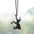 Geekmonkey High Density Gypsum Figurine On Car Rear View Mirror Pendant Hanging Ornament (Upturned Joker N)