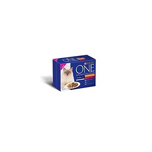 Preisvergleich Produktbild Purina Ein Senior Nass Huhn Und Rindfleisch 8X85G (680G)
