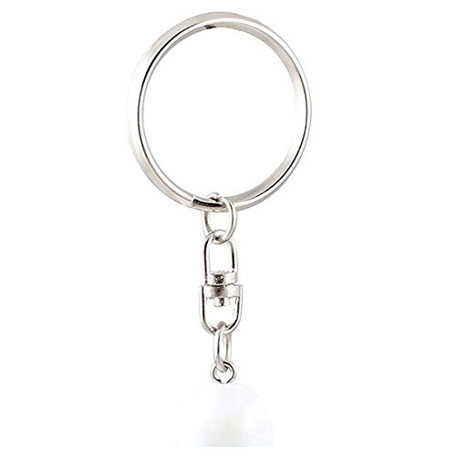 Keychain Deko – SODIAL(R) Rose Red Kunststoff Badminton baumelnden Anhaenger Keychain Schluesselanhaenger haengen - 3
