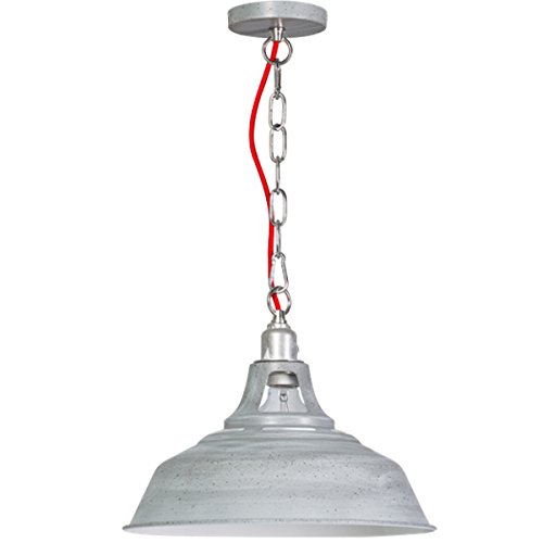 Preisvergleich Produktbild Industrielampe Hängelampe MONOPOLI Metall Hängeleuchte Lampe Leuchte Deckenlampe (zink)