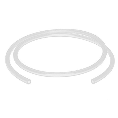 sourcingmap® 4mm x 8mm Silikon Lebensmittel Qualität Rohr Bier Wasser Luft Schlauch Rohr 1 Meter