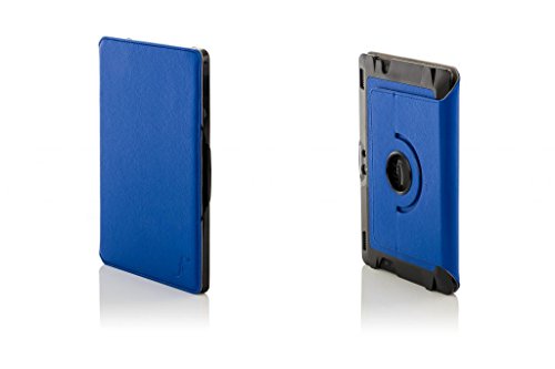 Forefront Cases® Neue Leder Drehbar Hülle / Tasche / Case / Cover für Amazon Fire HD 6 Tablet (Oktober 2014) – Rundum-Geräteschutz und intelligente Auto-Sleep-Wake-Funktion mit 3-JAHRES-GARANTIE VON Forefront CASES – inkl. Eingabestift und Displayschutz - 5