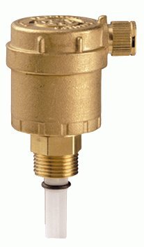 Giacomini purgeur d'air automatique + vanne d'isolement - diamètre 12 x 17 mm - 47 x 81 mm - giacomini r88iy002