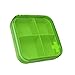 Produktbild kanggest Pill Aufbewahrungsbox Pillen Box Organizer Reise Portable Medizin Case Plastik mit 4 Fächern