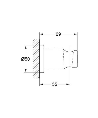 GROHE Rainshower Brausehalter 27074000 - 2