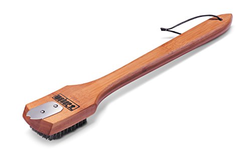 Weber 6464 Grillbürste mit Bambusholzgriff , 46 cm - 2