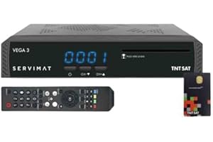 SERVIMAT Récepteur TV Satellite Full HD + Carte d'accès TNTSAT V6 Astra 19.2E