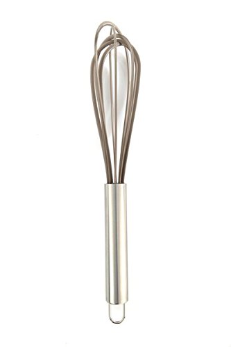Berghoff 1101868 Silikonschneebesen 31cm Silikonschneebesen, Silikon, Edelstahl, Beige, 31 x 7 x 7 cm