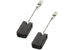 2x Trade-Shop Motorkohlen Kohlebürsten 6x10x17mm für Bosch GWS 17-125 CIE (3 601 G9H 0H0), GWS 17-125 CIEX (3 601 G9H 100) Winkelschleifer Ersatzteil