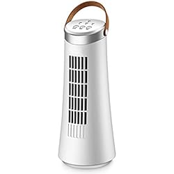 Clim mobile Tour De Ventilateur Mini-ordinateur De Bureau Ventilateur De Table Sans Feuille À 2 Vitesses Mute