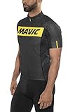 mavic radtrikot Reflex-Besätze MAVIC Cosmic Jersey Men Black Größe DE S  FR M 2016 Radtrikot kurzärmlig