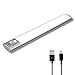 Produktbild LED-Licht mit Bewegungssensor USB-Aufladung(2 Pakete), 33 LED-Nachtlicht Bewegungsmelder Automatische Induktion ON/OFF Einstellbar 4 Schaltmodi, Einfach in Küche/Schrank / überall zu Installieren