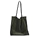Produktbild Tohole Canvas Tasche Damen Handtasche UmhäNgetasche Shopper FüR Schule Cord Schultertasche Tote GeldböRse LäSsig Einkaufstasche Mode GroßE KapazitäT Henkeltasche (Armee-Grün,1PC)