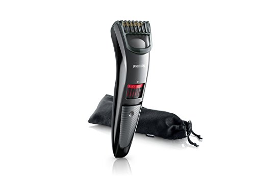 Philips Series 3000 Beard Trimmer QT4013/23 Cordless, with Self Sharpening Titanium Blades