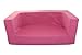 Children's Double Foam Sofa Replacement Slip COVER ONLY in Pink.