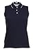 Sleeveless Polo Navy/White