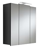 6 Einlegeböden Posseik 5422 84 Spiegelschrank Santana anthrazit