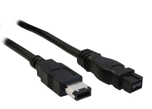 InLine FireWire Kabel, 6pol/9pol Stecker / Stecker, 1m