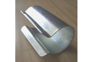 Atout Loisir Clips de fixation ronds en acier galvanisé, Diamètre 25 x 40, Lot de 25