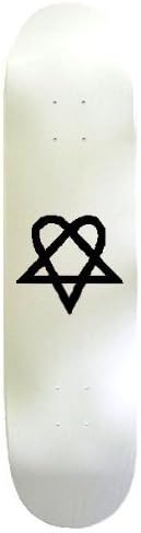 Heartagram Skateboard Deck Cky Bam White 7.63 Decks