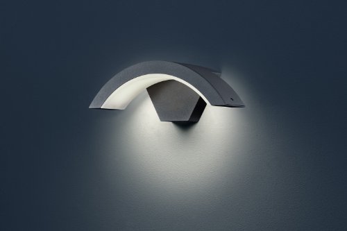 Trio Leuchten LED-Aussen-Wandleuchte Harlem in Aluminiumguss, anthrazit 220960142 - 3
