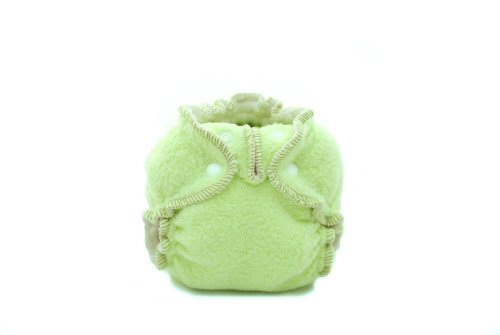 Kissaluvs Cotton Fleece Fitted Diaper, Lime Green, 0 - Newborn 5-15lbs Color: lime green Size: 0 - Newborn 5-15lbs