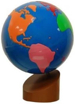 Montessori Globe - World Parts