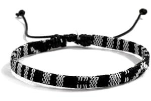 TRIPLE K&S Surfer-Armband Herren & Damen • 100% Wasserfest & Handmade • Perlen-Armband Boho Stoff-Armband • Hippie Sommer Strand-Schmuck